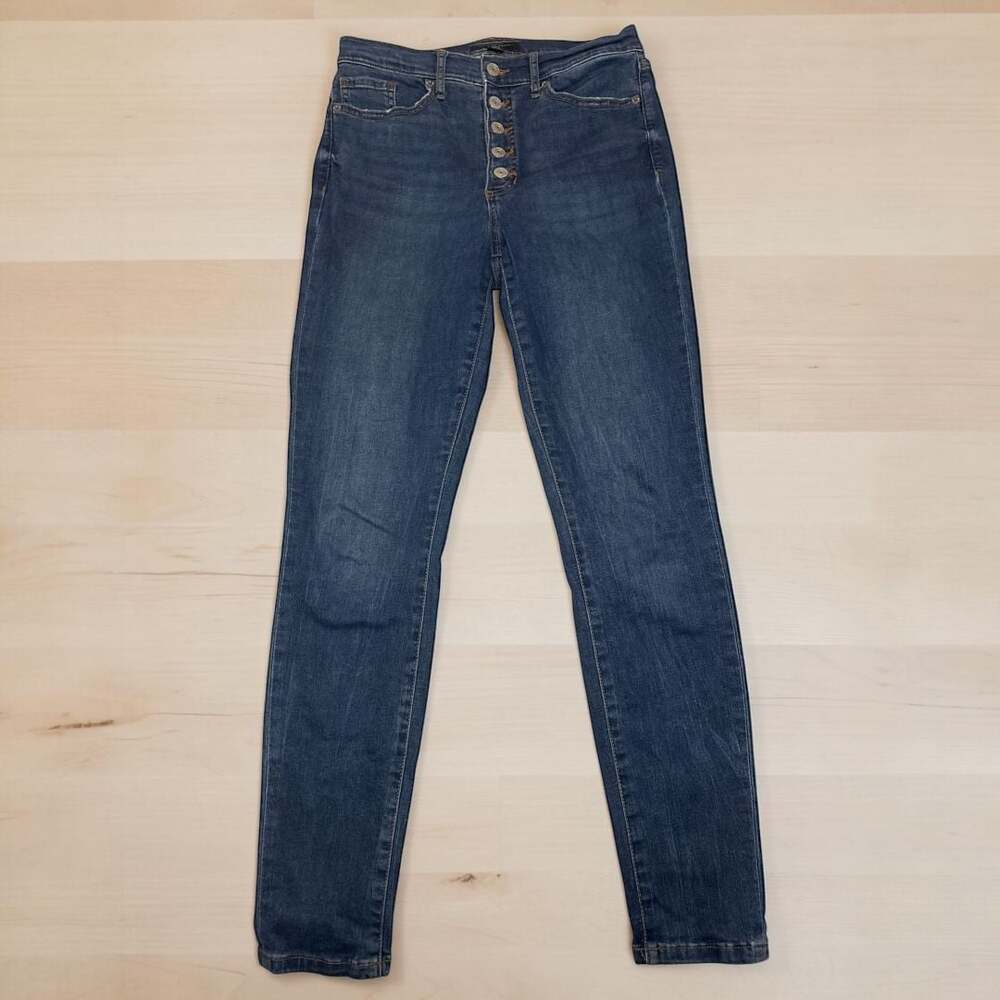 Banana Republic High-Rise Skinny Button Fly Jeans Size 28/6